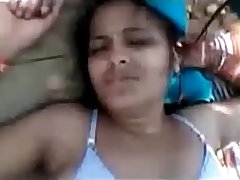 desi outdoor sex fucking a hairy tight pussy