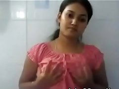 Indian medical college girl swathi showing her boobs on cam
