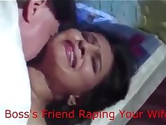 Indian Wife Forced By Boss and His Friend
