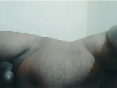 Indian man  mistrubating in cam show