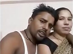 Pressing desi aunty big boobes